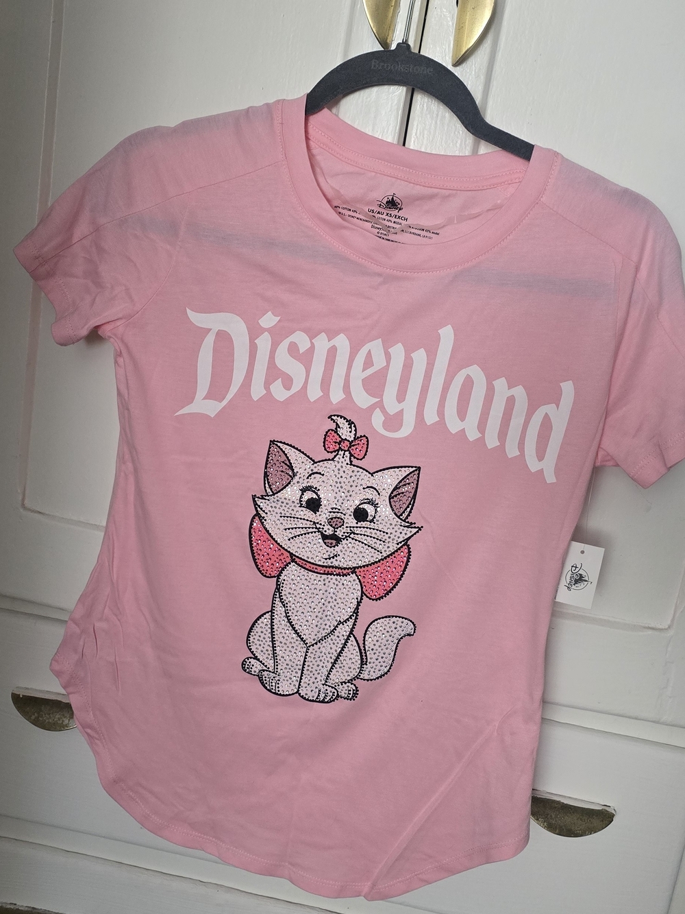 Disneyland Pink Marie Sequine Tee